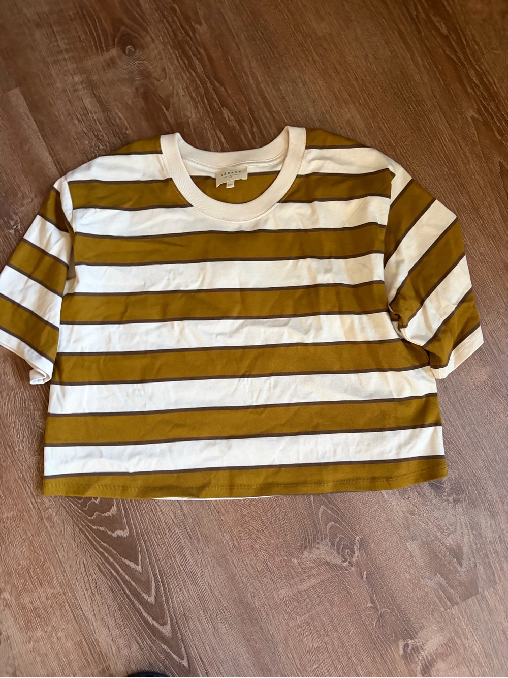 Sézane Marlo Striped Organic Cotton Tee XXL 12 US sizing